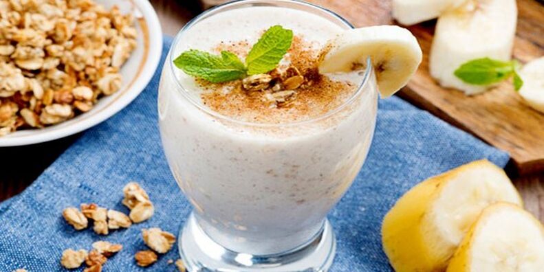 banana oatmeal slimming shake