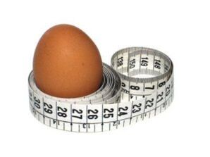 eggs and inches for weight loss